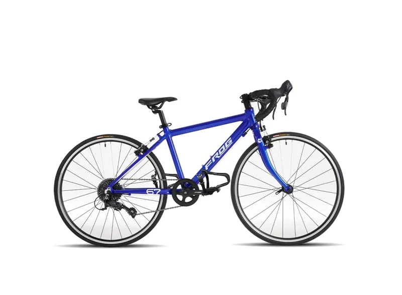 Frog 67 Kids Road Bike in Electric Blue